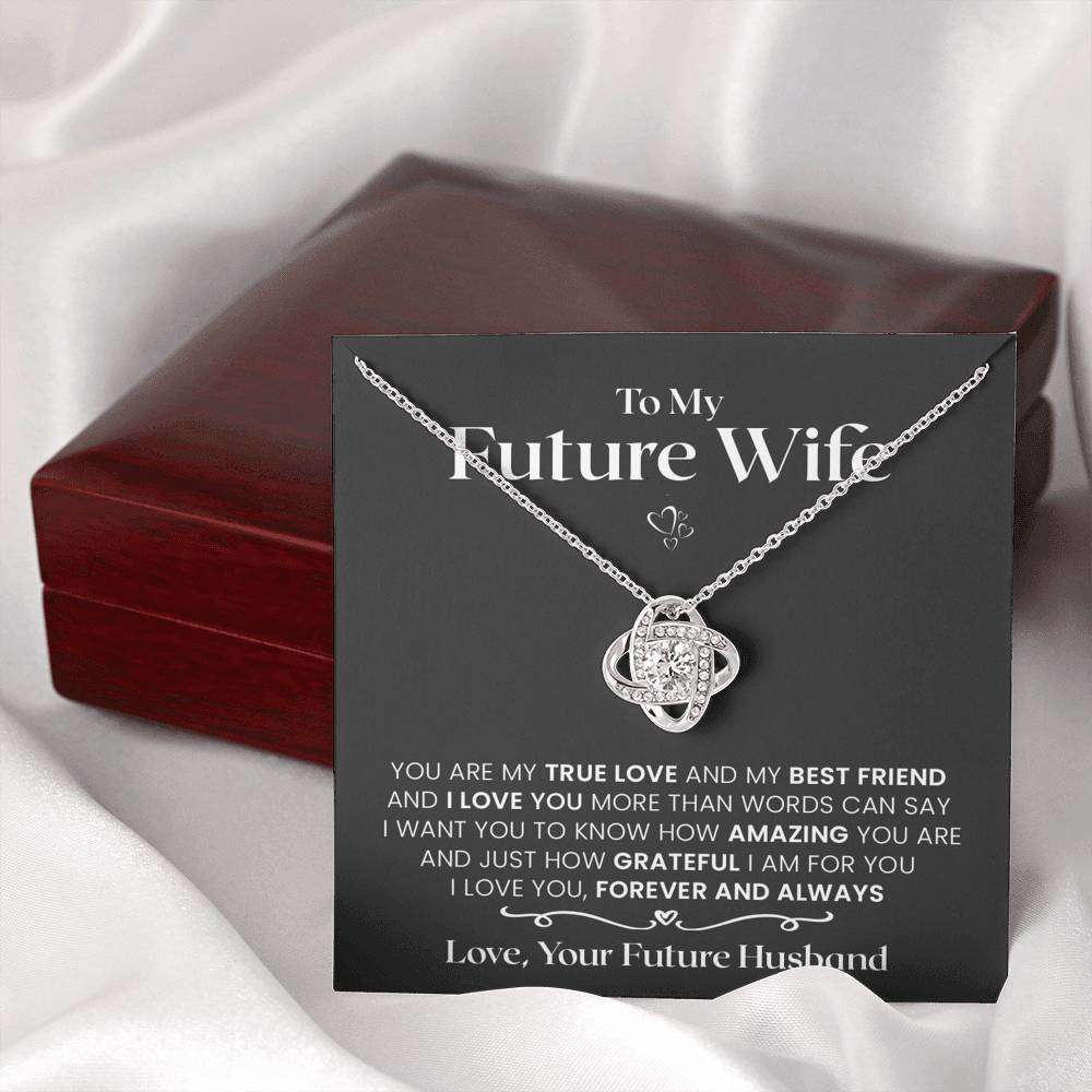 Future Wife Necklace, To My Fiance Necklace, Bride To Be Gift, Romanti –  Rakva